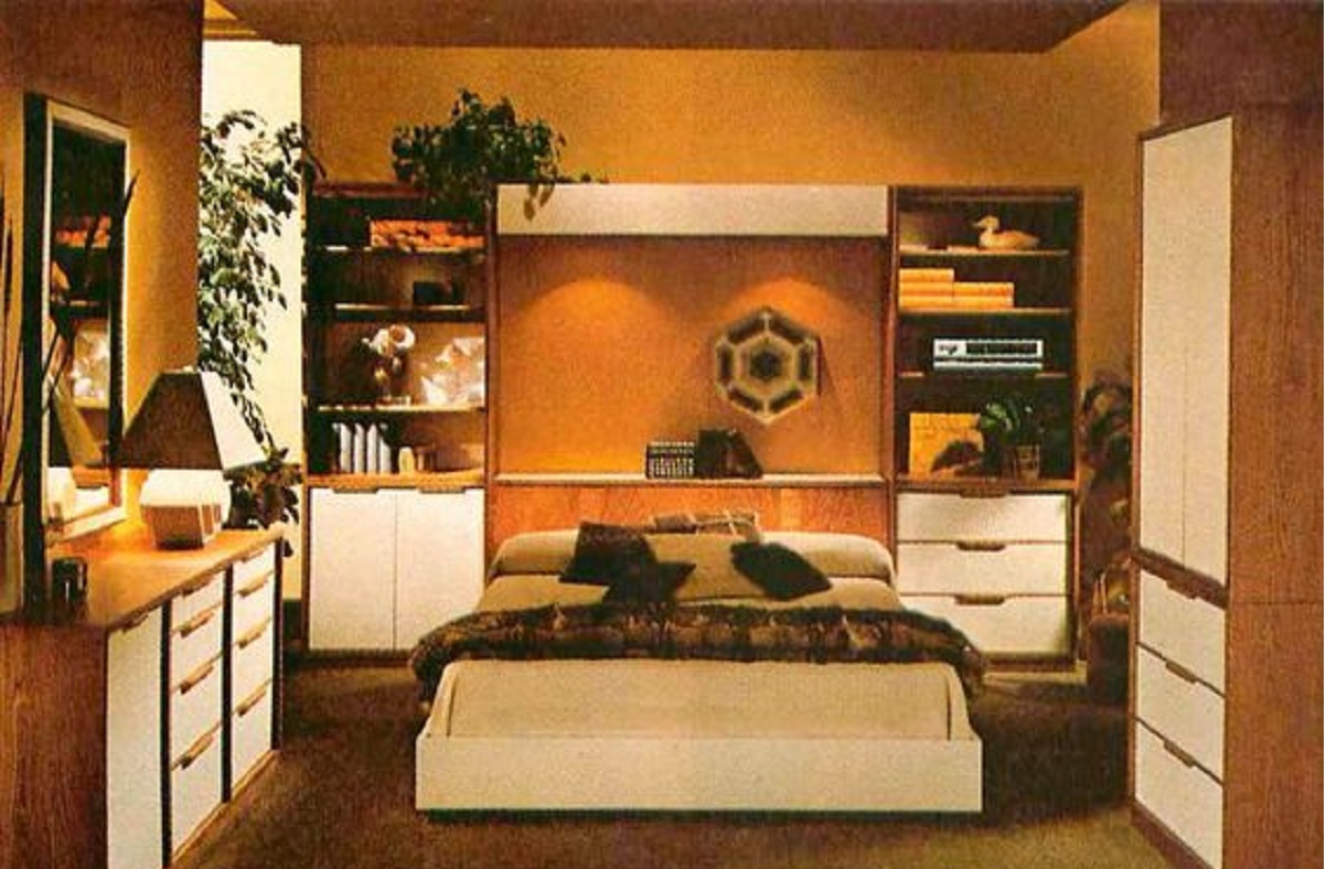 camera da letto anni '70
