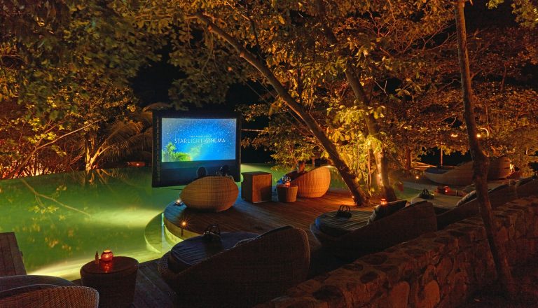 Serata cinema in giardino