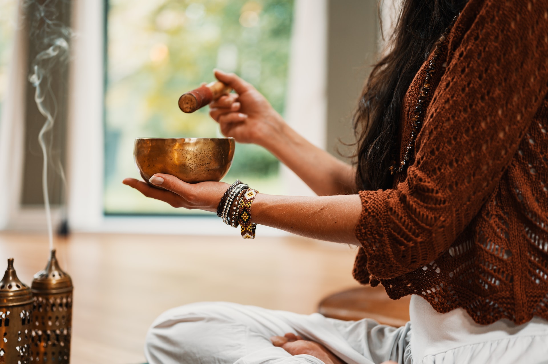 spazio di meditazione a casa