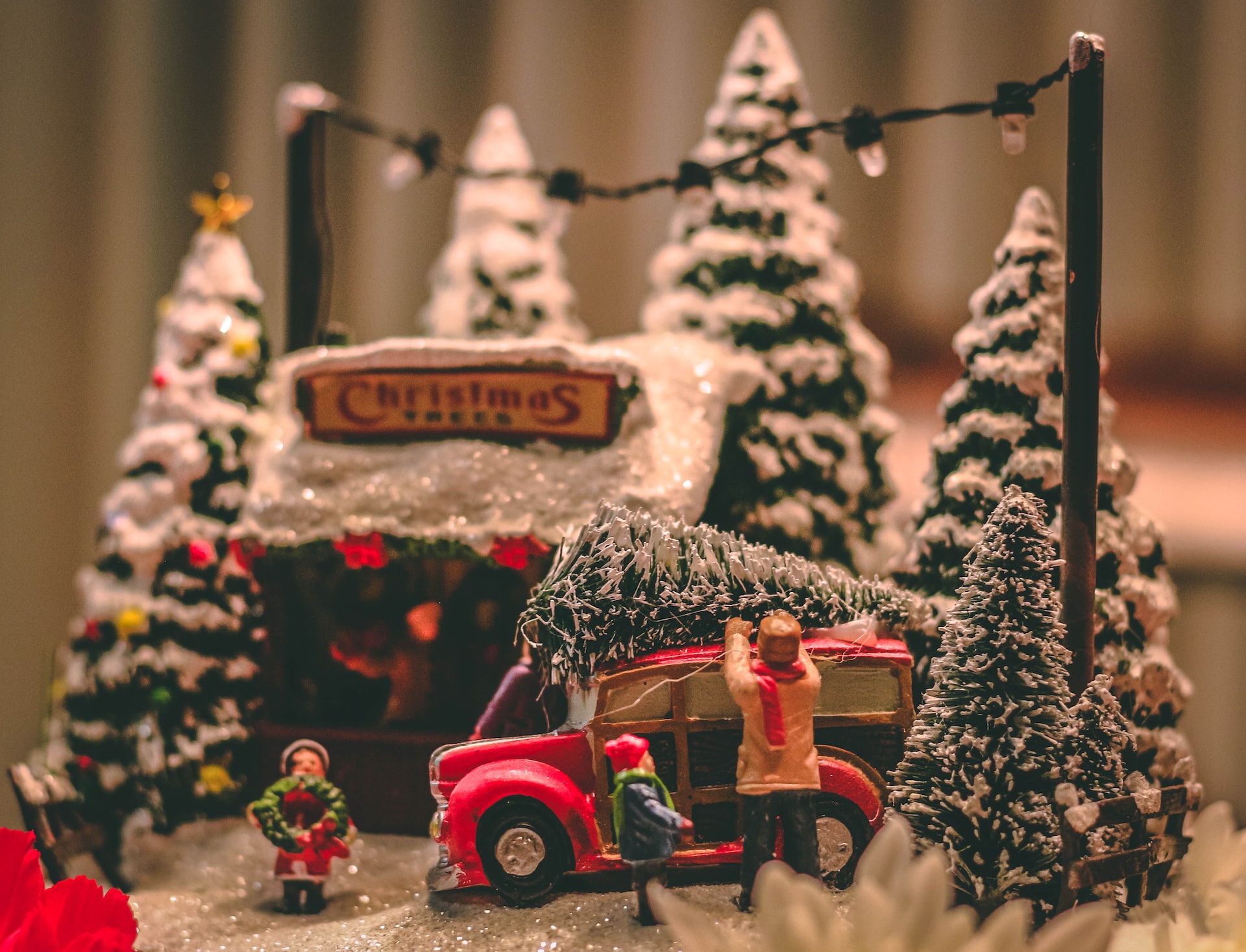 albero di Natale in spazi ridotti della casa