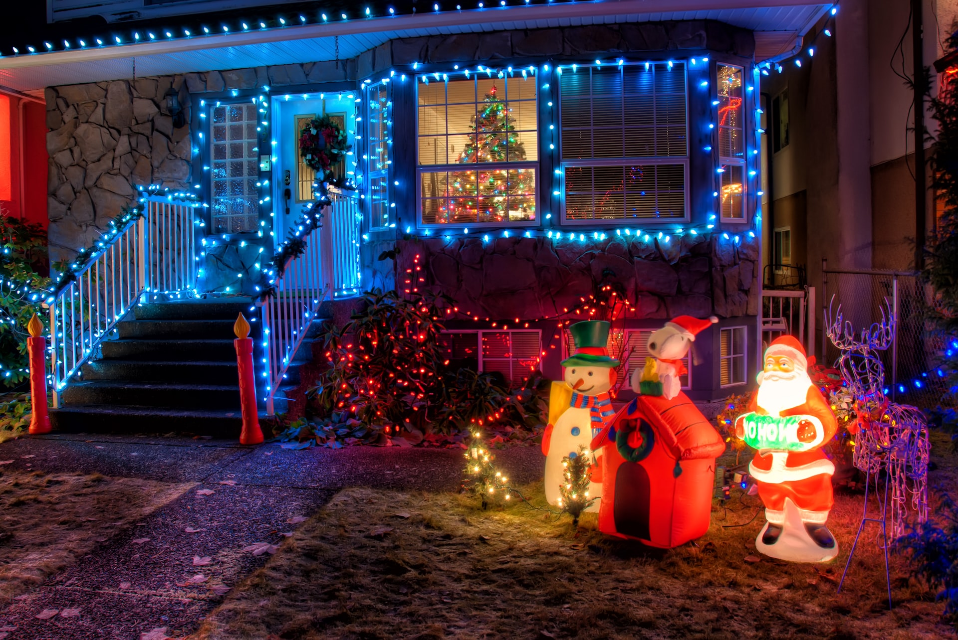 Decorazioni natalizie per esterni