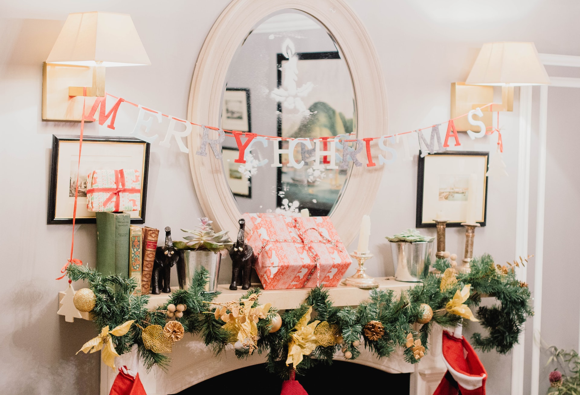 come decorare la casa senza albero di Natale