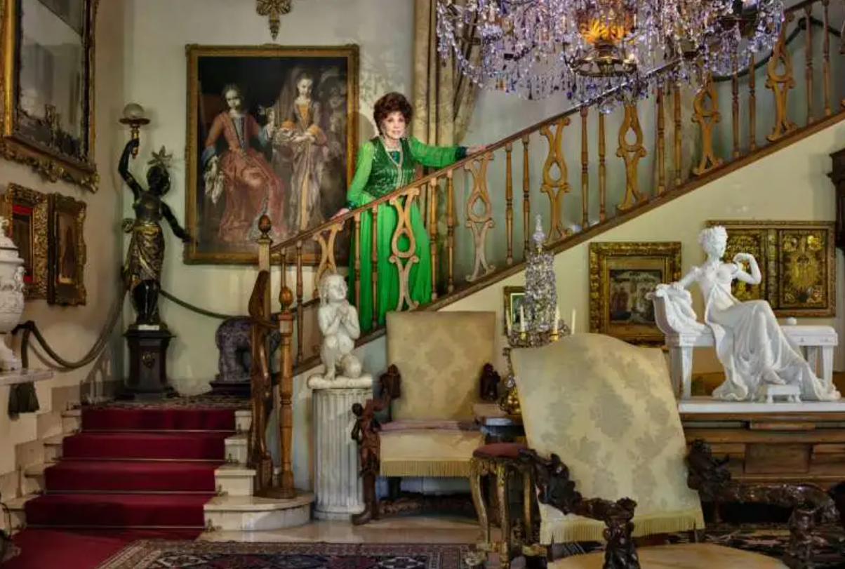 la casa di gina lollobrigida interni