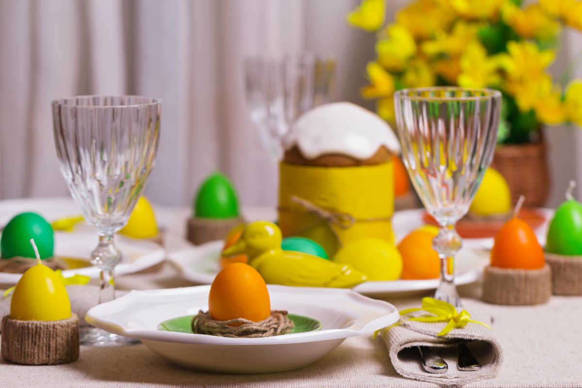 come decorare la tavola a pasqua idee