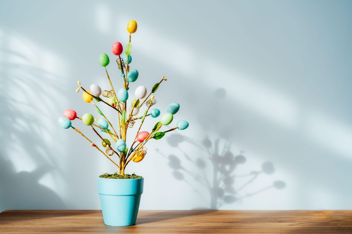 idee per decorare albero di pasqua