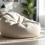 Pouf KJUGE di Ikea in un ambiente moderno