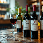 Calici di vino rosso delle Langhe e Valpolicella