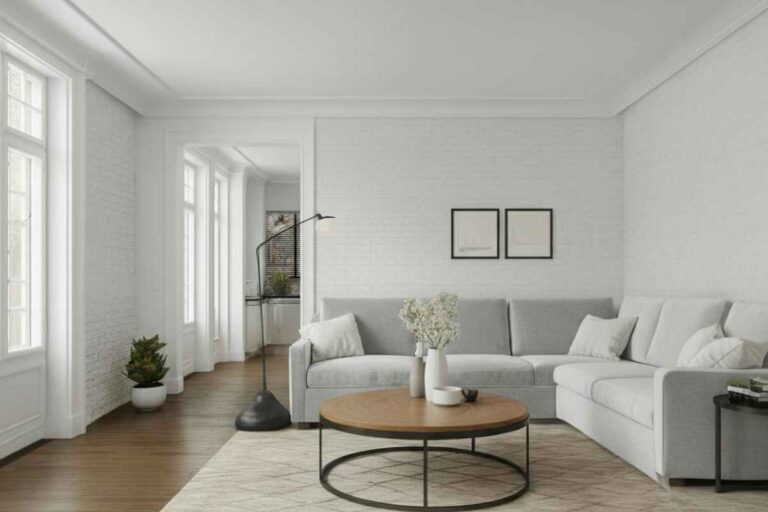 Per una casa con pareti bianche