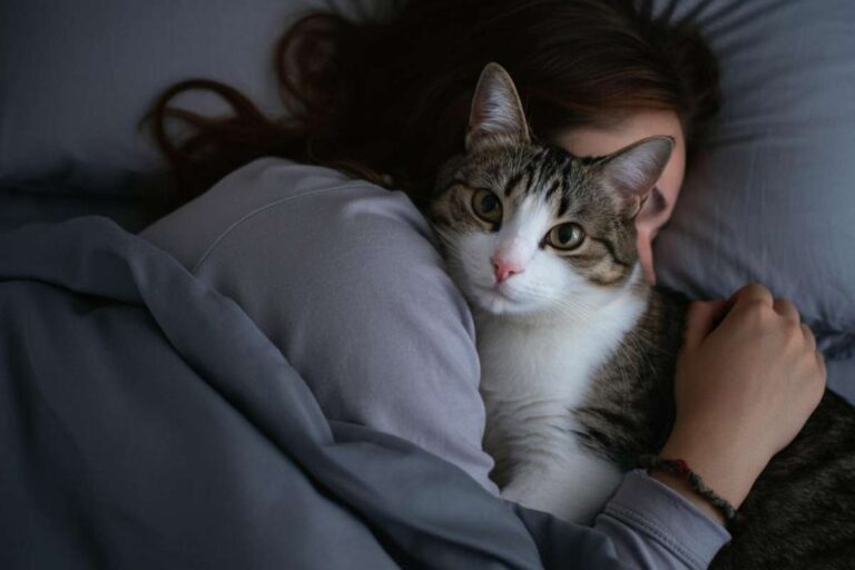 Nel letto col gatto