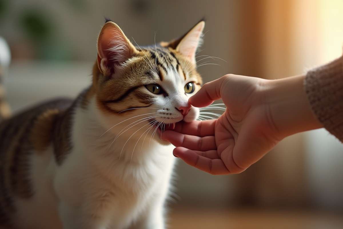 perchè il gatto morde le mani?