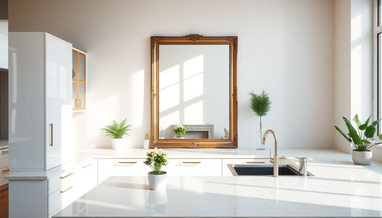 scopri come gli specchi possono trasformare la tua cucina in un ambiente chic 1750148112