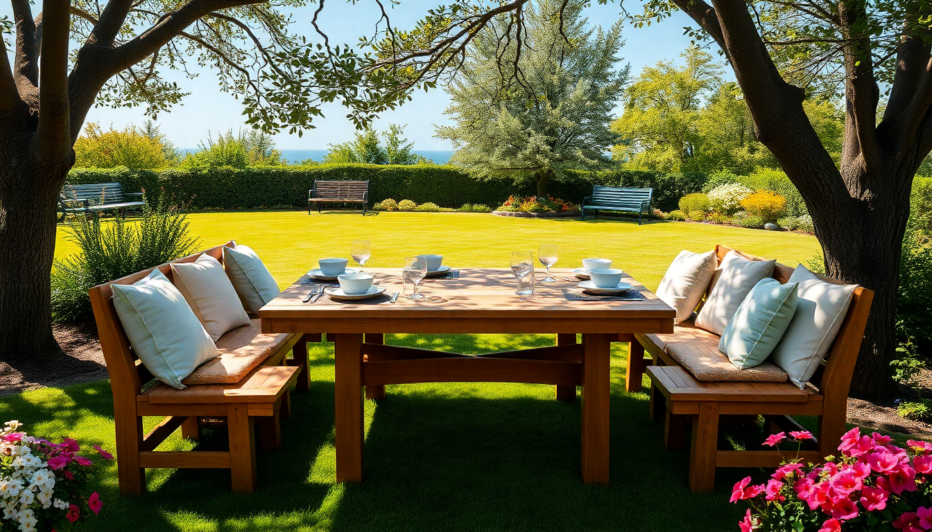 tavoli da picnic uneleganza informale che trasforma il tuo giardino 1749880885