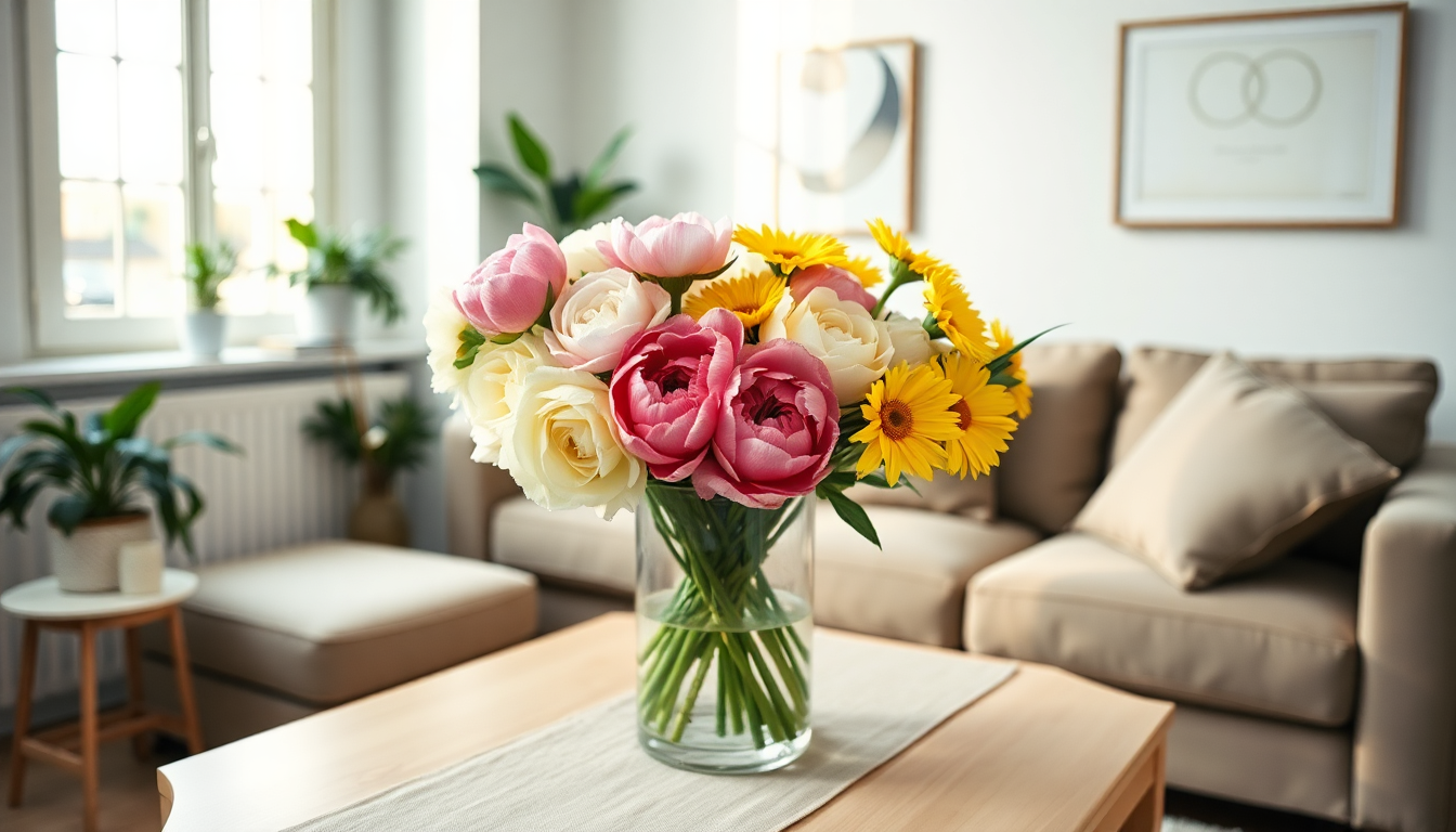 guida alla disposizione dei fiori recisi per un ambiente elegante e positivo 1752696042