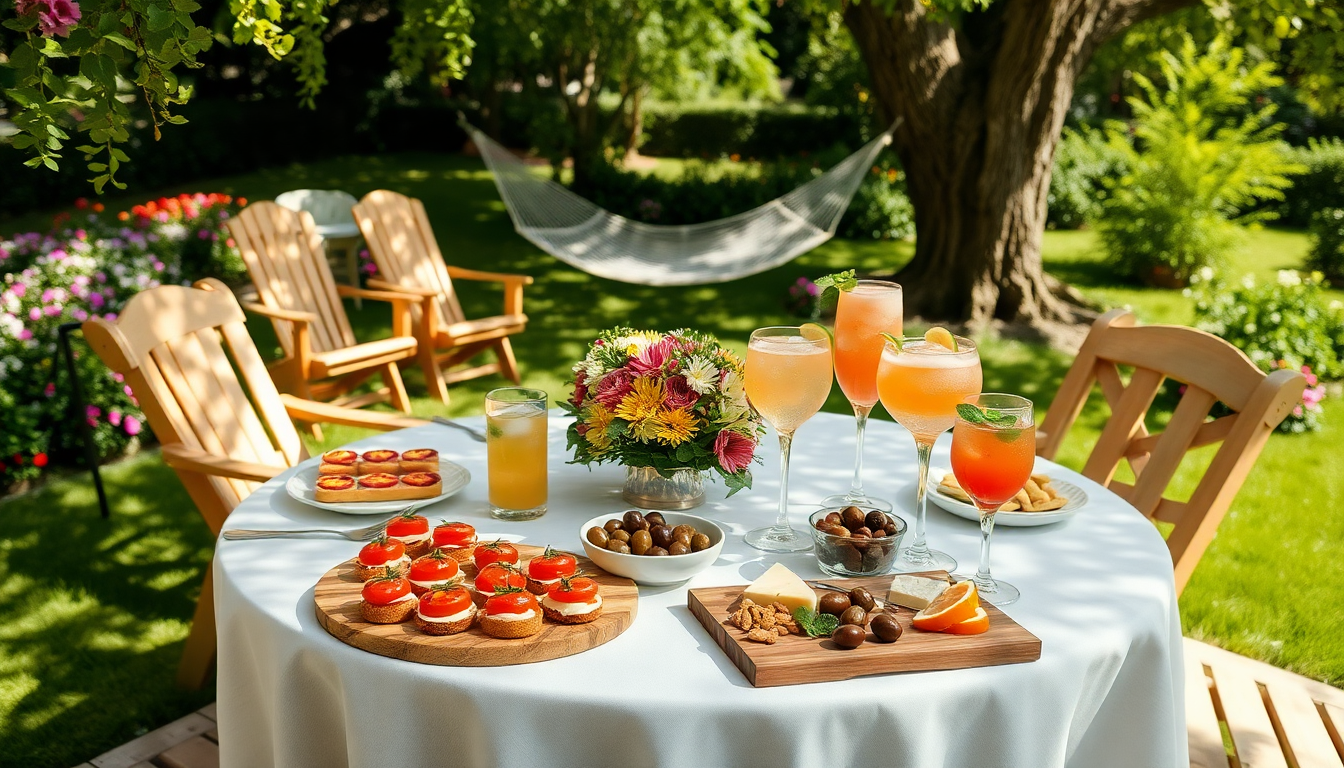 guida pratica per un aperitivo estivo in giardino 1751851991