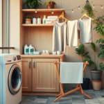 idee per una lavanderia elegante sul balcone 1752904879