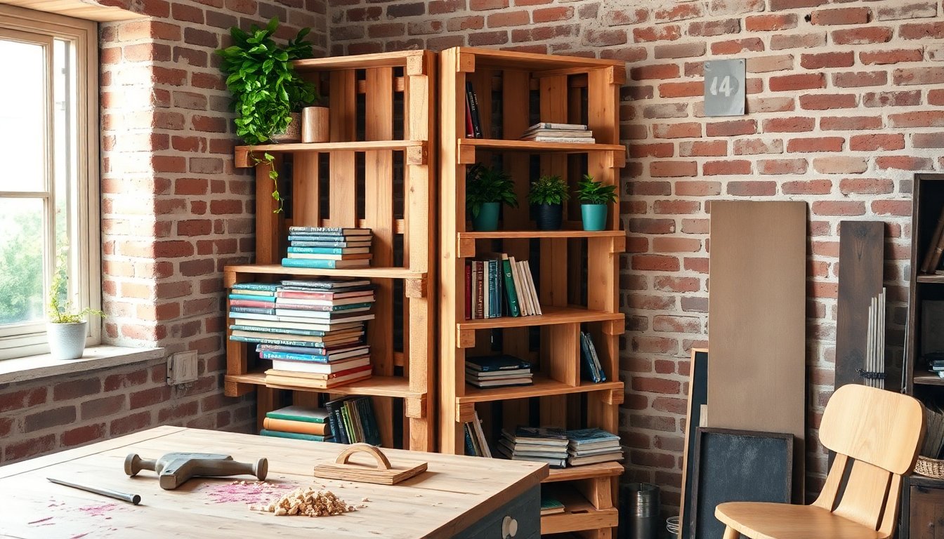 come realizzare librerie creative con pallet riciclati python 1757149023