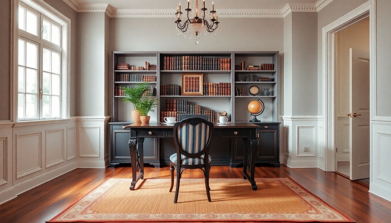 come creare un ufficio a casa in stile francese elegante 1760591746