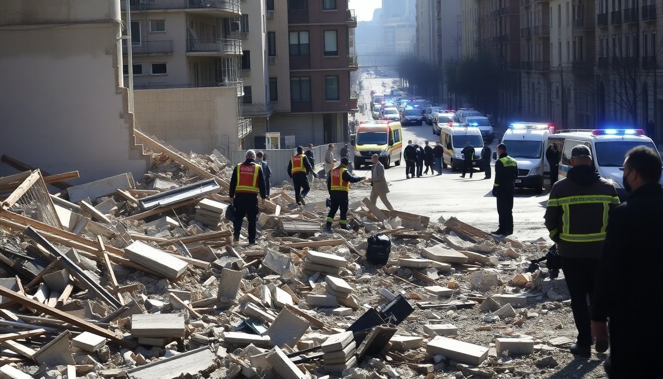 esplosione devastante a roma palazzo distrutto in centro 1761874582