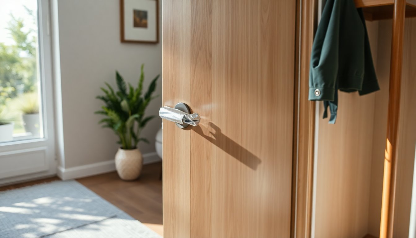 scopri perche molti avvolgono le maniglie delle porte con alluminio vantaggi e curiosita 1759897680