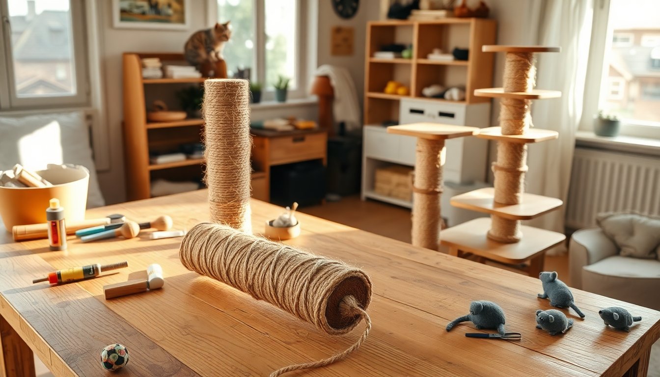 idee innovative per costruire un tiragraffi fai da te per gatti 1762956024