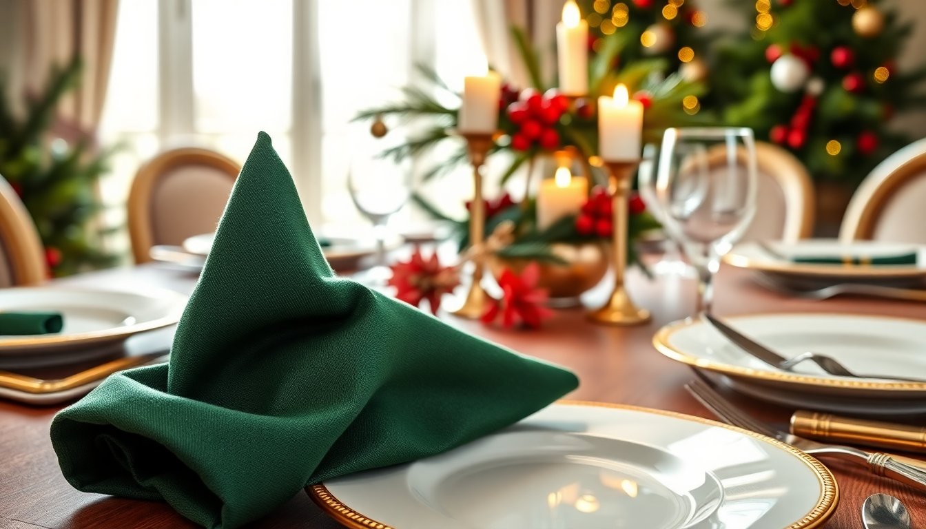 tutorial come piegare tovaglioli a forma di albero per un natale indimenticabile 1764324251