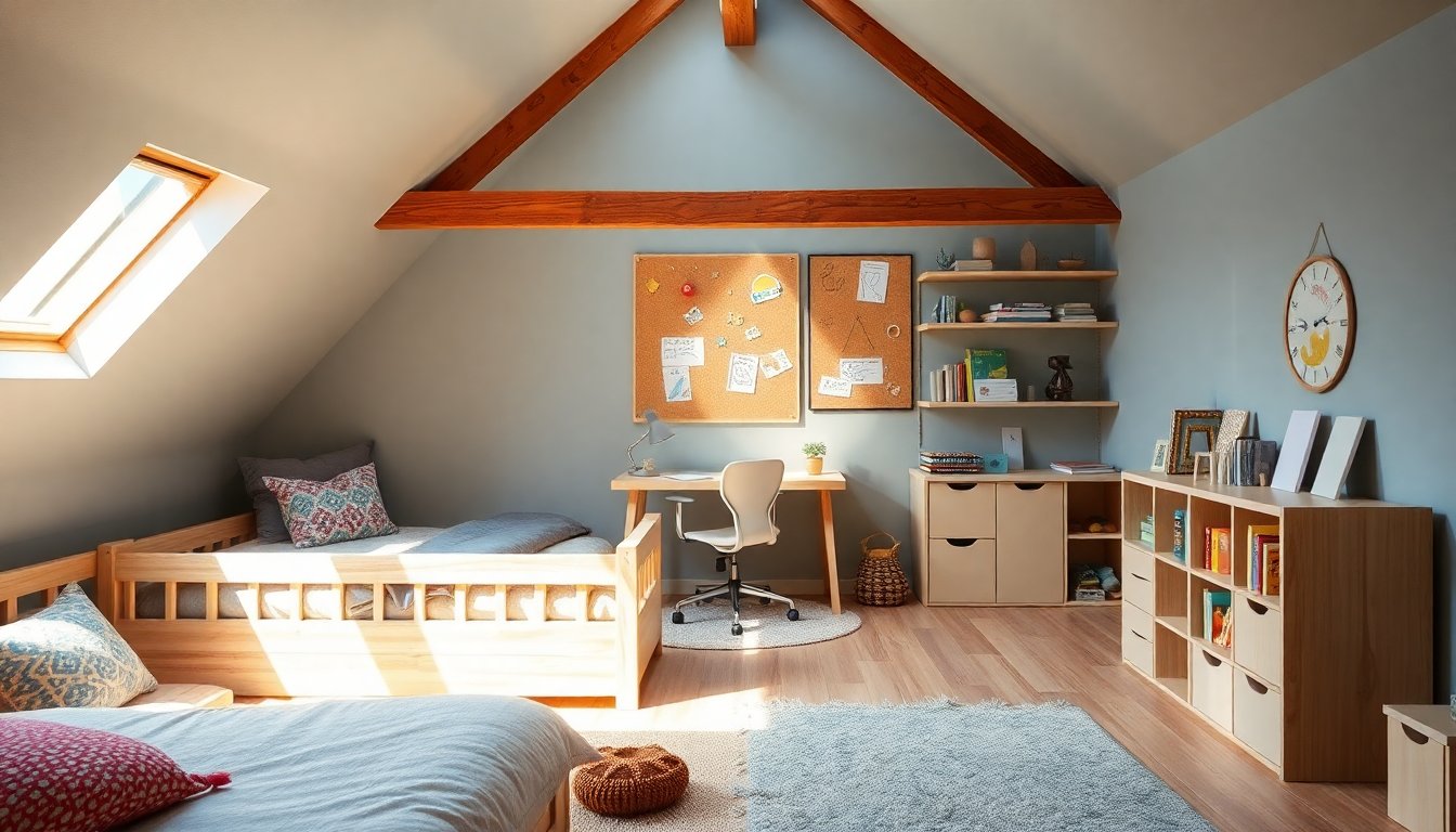 idee geniali per ottimizzare lo spazio in una cameretta mansardata 1768393872