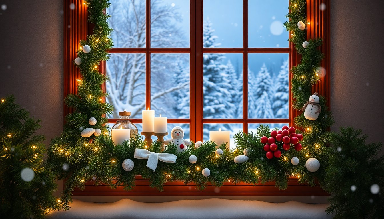 idee originali per decorare le finestre durante le festivita natalizie 1767484846