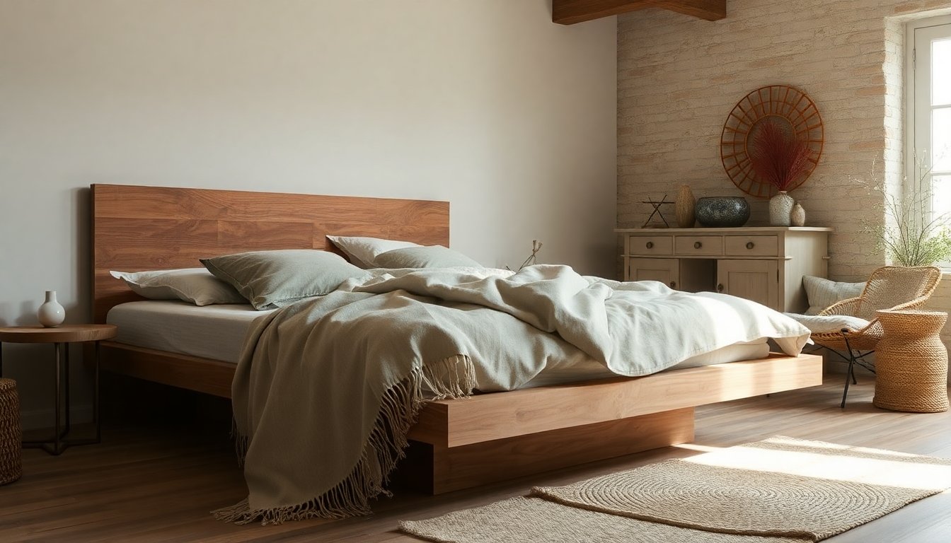 come progettare una camera da letto boho moderna con materiali naturali 1772090888