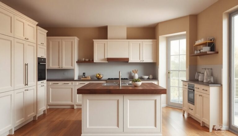 cucina avorio e noce come creare un ambiente classico e attuale 1772200044