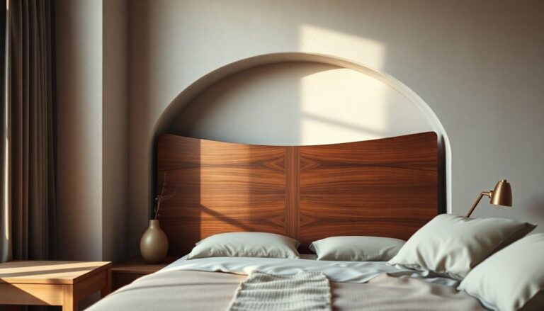 Come trasformare una nicchia irregolare in una camera da letto di carattere