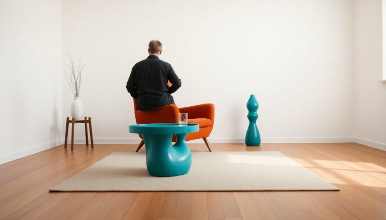 Come usare il minimalismo colorato per dare carattere senza disordine