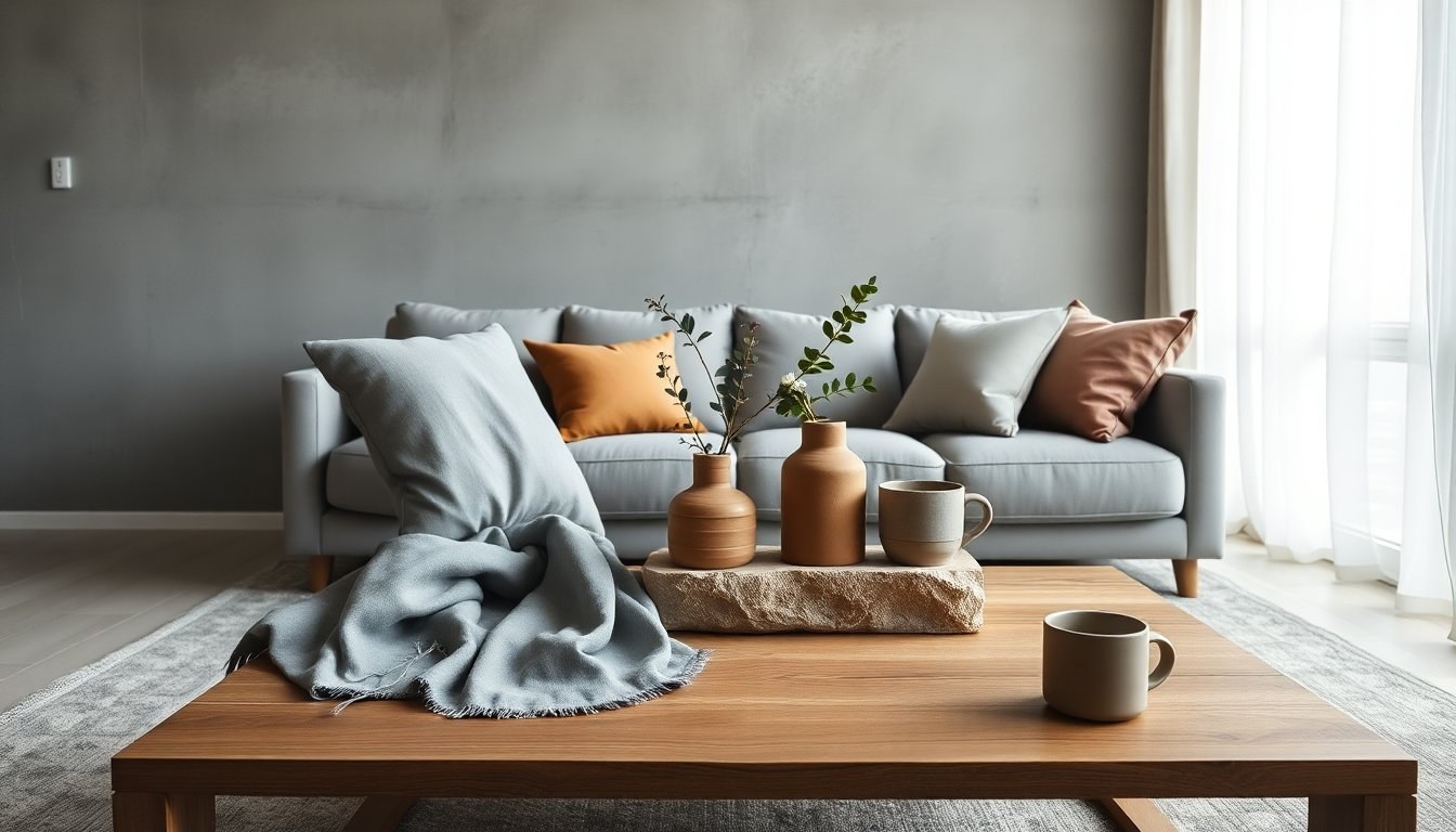 Grigio seta: la tendenza che ammorbidisce il grigio cemento negli interni